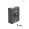 LUZ DE PARED SOLAR  8cm
