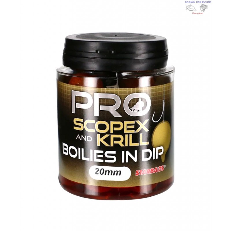 BOILIE IN DIP SCOPEX KRILL20MM