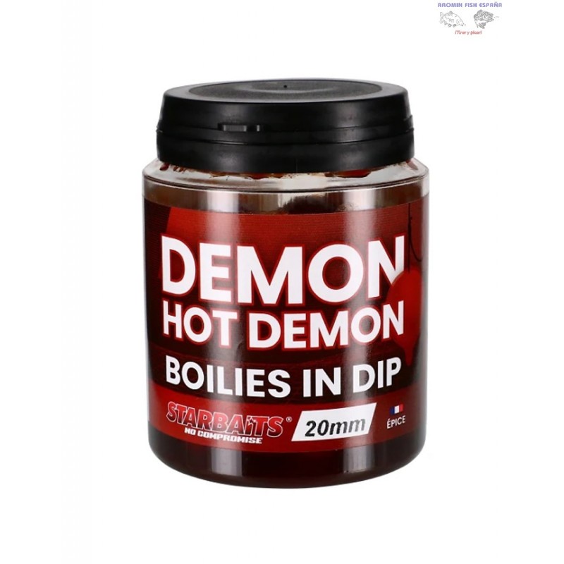 BOILIE IN DIP HOT DEMON 20MM