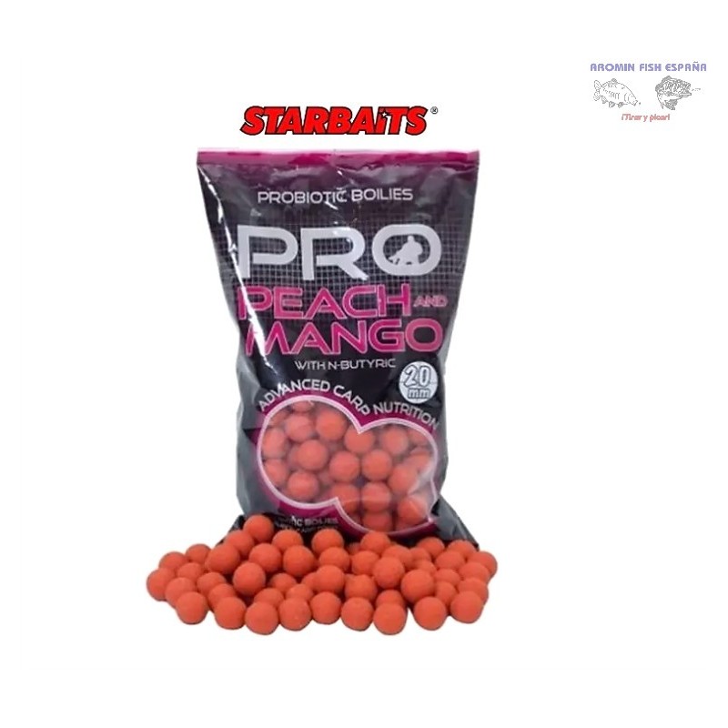 BOILIE PROBIOTIC PEACH & MANGO 20MM 800 Gr.