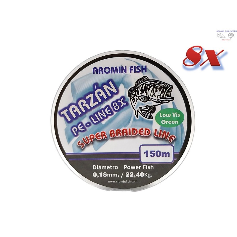 TARZÁN PE-LINE 8X0,18 150M