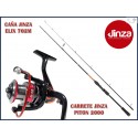 COMBO JINZA CAÑA ELIX PRO 702+CARRETE PITON 2000