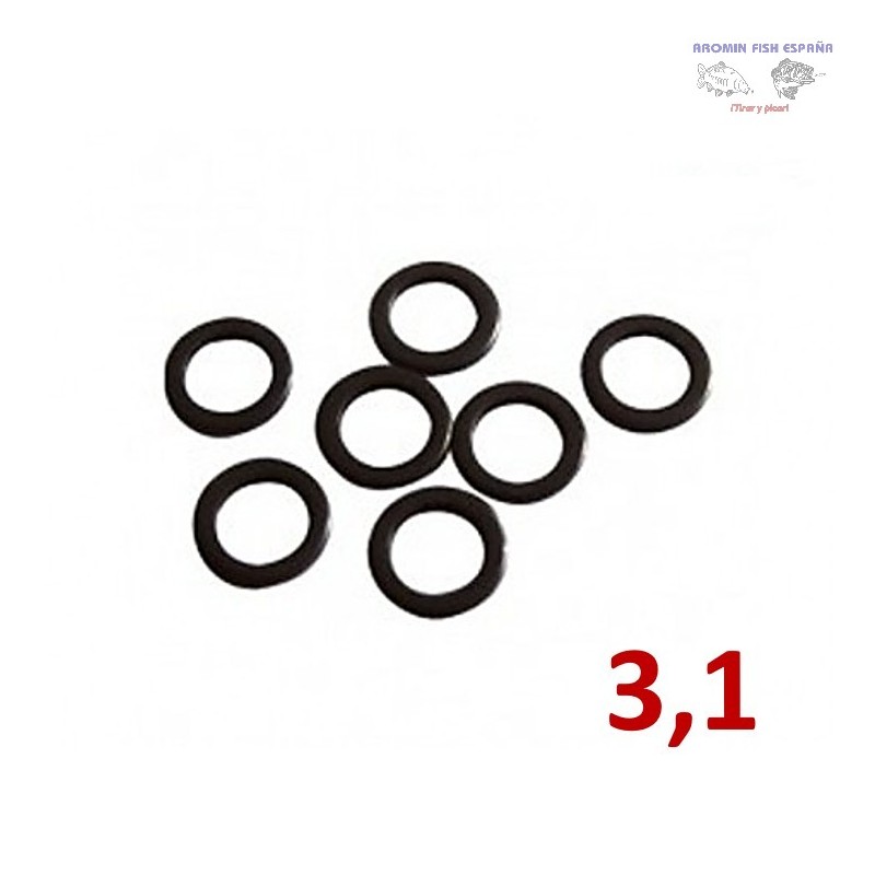 MICROANILLA NEGRO MATE 3,1 B/20