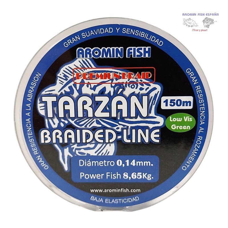 TARZAN BRAIDED LINE 0,14 150M