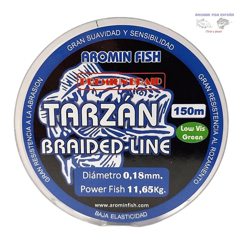TARZAN BRAIDED LINE 0,18 150M
