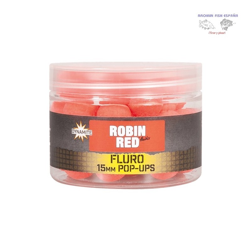 BOIL.ROBIN RED FLUR.POPUS15mm