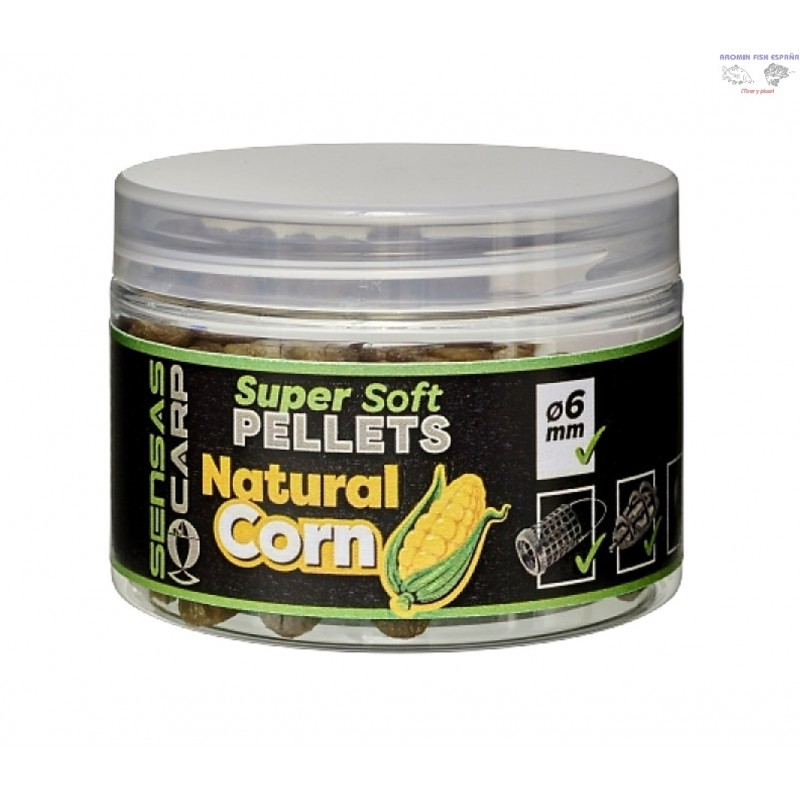 SUP.SOFT PELLETS NAT.CORN 6MM