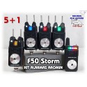 KIT DE ALARMAS DE CARPFISHING AROMIN F50 STORM 5+RECEPTOR
