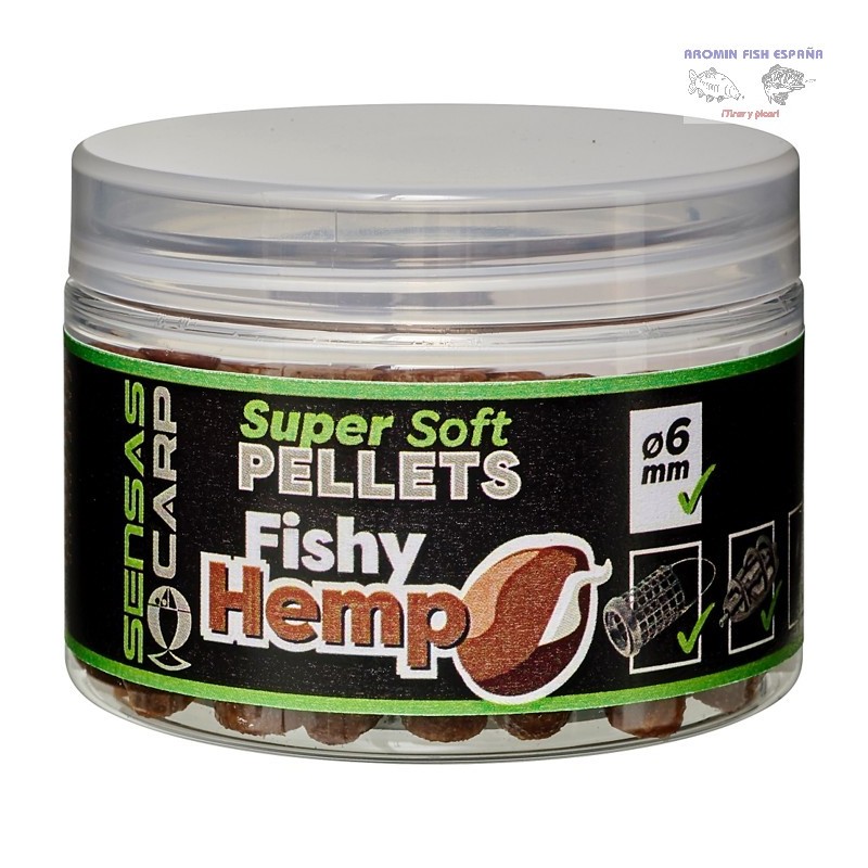 SUP.SOFT PELLETS FISHY HEMP 6MM