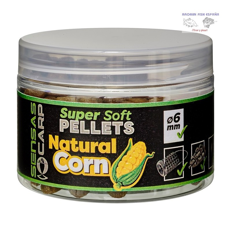SUP.SOFT PELLETS NAT.CORN 6MM