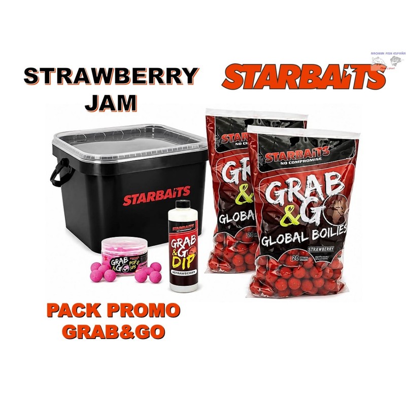 PACK PROMO STARBAITS G&G STRAWBERRY JAM