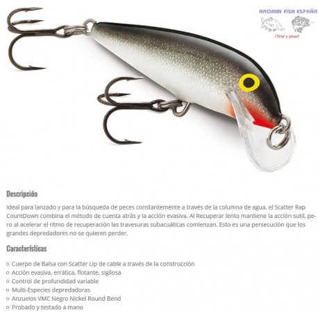 RAPALA SCATTER COUNTDOWN 7 S