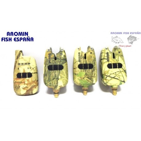 KIT DE ALARMAS DE CARPFISHING F5 CAMU 3+RECEPTOR   