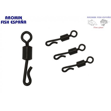 ENGANCHE RAPIDO NEGRO MATE TEFLON B/10