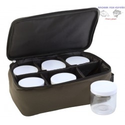 ESTUCHE PORTA CEBO 6 BOTES VORTEKS BB6