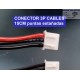 CONECTOR 3P CABLE 15CM puntas estañadas