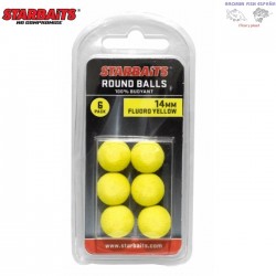 STARBAITS ROUND BALLS YELLOW 14MM