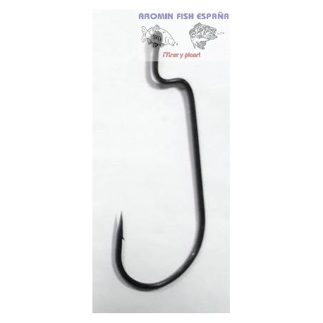 ANZUELO TEKLON WORM OFFSET Nº1 PTFE