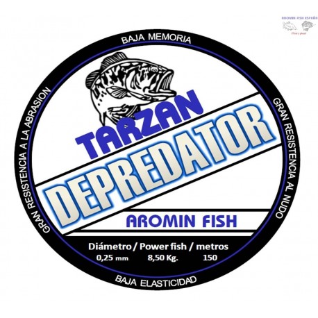 LINEA TARZAN DEPREDATOR 0,22mm.  150 m.