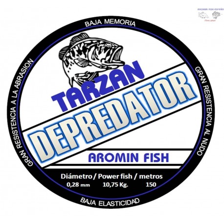 LINEA TARZAN DEPREDATOR 0,22mm.  150 m.