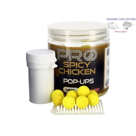 Starbaits Probiotic SPICY CHICKEN Pop Ups 14mm