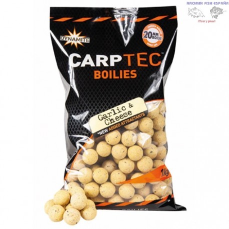 Boilies Dynamite Baits Carptec Garlic & Cheese 20mm 2K