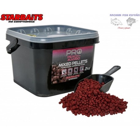 STARBAITS PROBIOTIC RED ONE MIXED PELLETS 2KG + PALA