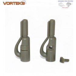 VORTEKS SAFETY LEAD CLIPS WITHPIN B/10