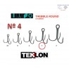ANZUELO TEKLON TREBLE ROUND 4