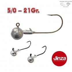 JINZA JIG HEAD RX 5/0  21GR 2PCS