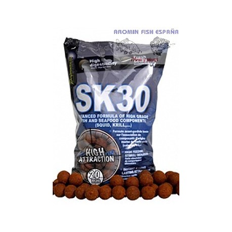 STARBAITS BOILIES SK30 14MM 800Gr.