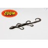 ZOOM LIZARD 6" 002-001 BLACK RED.