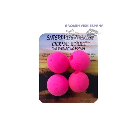 ENTERPRISE TACKLE BOILIES FLUORO PINK (ROSA) 18MM