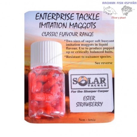 ENTERPRISE TACKLE BOTE ASTICOT SOLAR SABOR STRAWBERRY (FRESA)      Catálogo Productos 