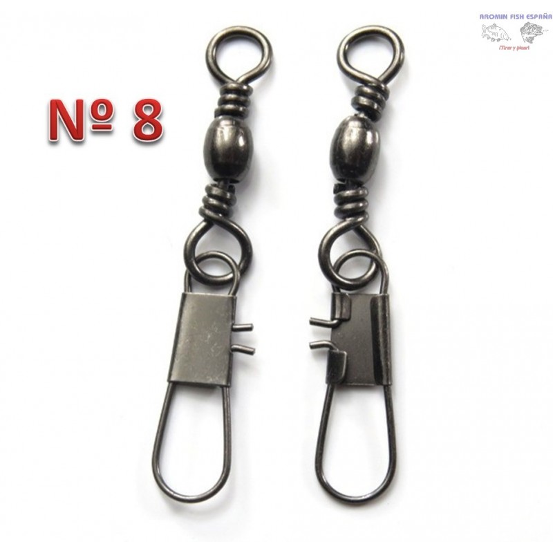 EMERILLON+CIERRE SEGURO NEGRO 08 B/10