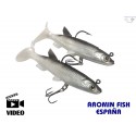 SWIM SHAD 560 BLACK/PEARL 8cm