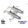 SWIM SHAD 560 BLACK PEARL10cm
