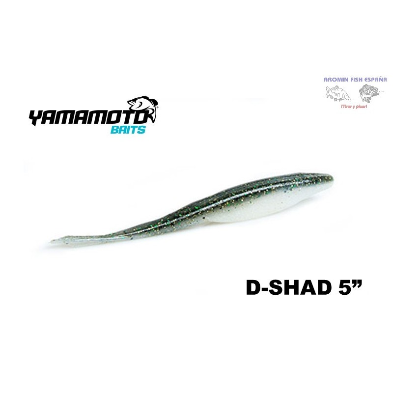 GARY YAMAMOTO D-SHAD 5" 958 SMOKE SHAD