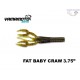GARY YAMAMOTO FAT BABY CRAW 3,75" 301 GREEN PUMPKIN WITH LARGE GREEN AND PURPLE