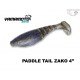 G.YAMAMOTO PADDLE TAIL ZAKO 4" 973 ELEC. SHAD