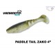G.YAMAMOTO PADDLE TAIL ZAKO 4" 981 GREEN PUMP./036