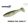 G.YAMAMOTO PADDLE TAIL ZAKO 4" 981 GREEN PUMP./036