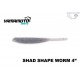 GARY YAMAMOTO SHAD SAPE WORM 4" 306 NATURAL SHAD