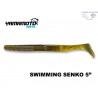 G.YAMAMOTO SWIMMING SENKO 5" 301 GREEN PUMP./GREEN&PURP.