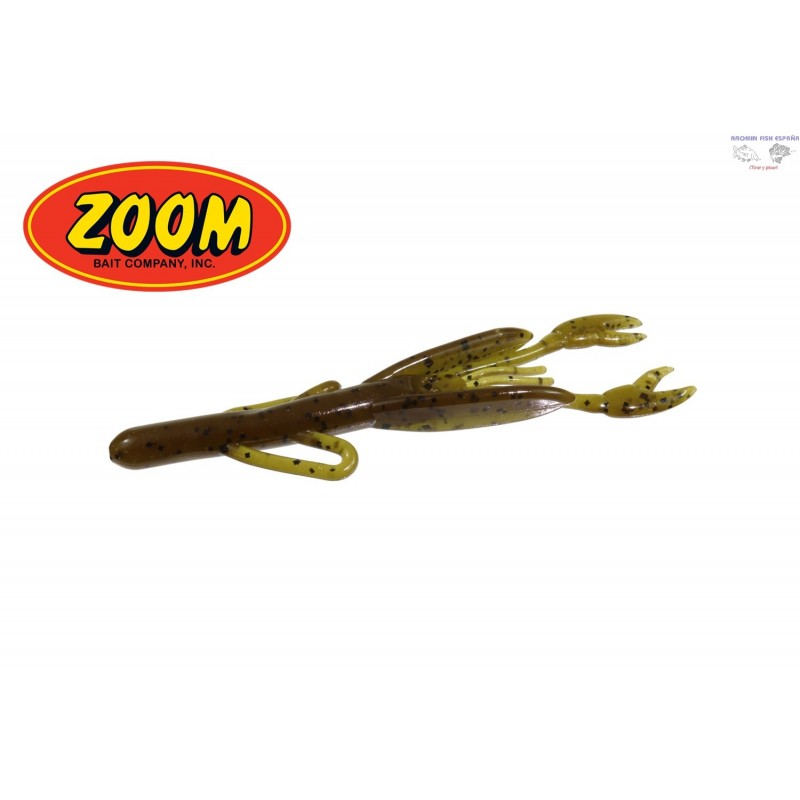 ZOOM BABY BRUSH CRAW 4" 025 GREEN PUMPKIN